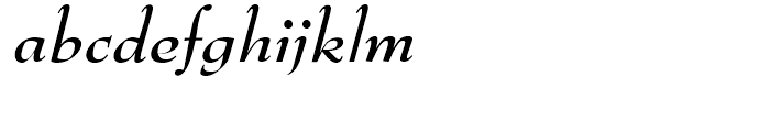 Bernhard Modern B EF Bold Italic Font LOWERCASE