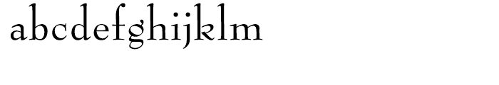 Bernhard Modern Roman Font LOWERCASE