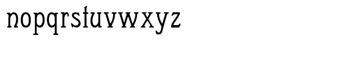 Berolina Regular Font LOWERCASE