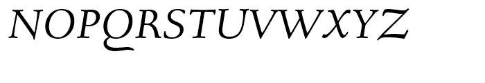 Bertham Italic Font UPPERCASE