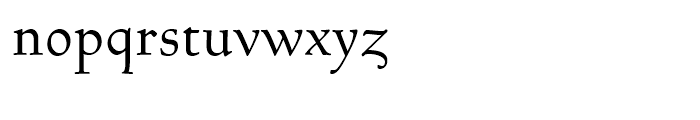 Bertham Regular Font LOWERCASE
