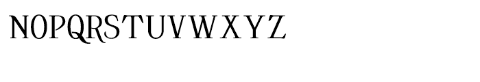 Bertoni Regular Font LOWERCASE