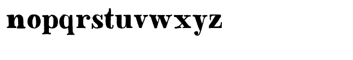 Besley Hand Bold Font LOWERCASE
