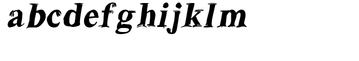 Betabet Black Italic Font LOWERCASE