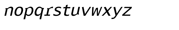 Betabet Sans Italic Font LOWERCASE