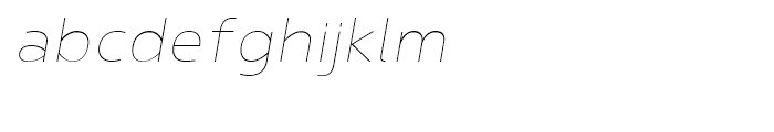 Betm Thin Italic Font LOWERCASE