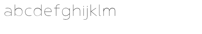 Betm Thin Font LOWERCASE