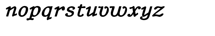 Better Type Right BoldItalic Font LOWERCASE