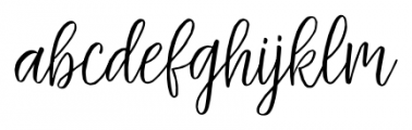 Be Bright Regular Font LOWERCASE