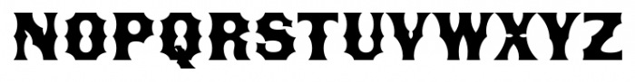 Becker Gothics Concave Font LOWERCASE