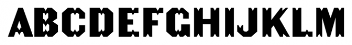 Becker Gothics Tuscan Font LOWERCASE