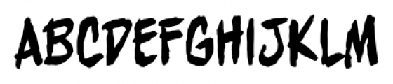Beelzebrush BB Regular Font UPPERCASE