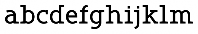 Belco Slab Serif Regular Font LOWERCASE