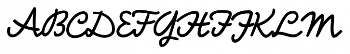 Bellfort Script Regular Font UPPERCASE