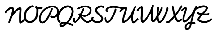 Bellfort Script Regular Font UPPERCASE