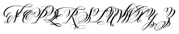 Belluccia Bold Stylistic Font UPPERCASE
