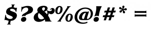 Benecarlo Bold Italic Font OTHER CHARS