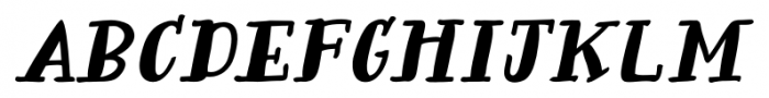 Bergamot Bold Italic Font LOWERCASE