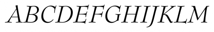 Bernhard Modern FS Italic Font UPPERCASE