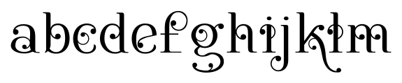 Bertolessi Regular Font LOWERCASE