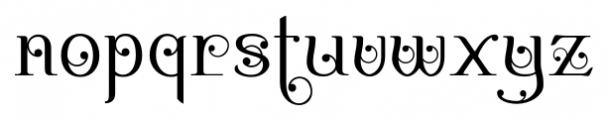 Bertolessi Regular Font LOWERCASE