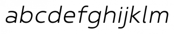 Betm Light Italic Font LOWERCASE