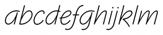 BeverleySansDT Light Font LOWERCASE