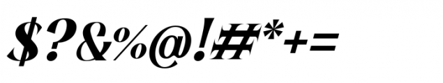 Be Okay Display Extra Bold Italic Font OTHER CHARS