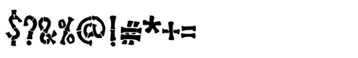 Beach Bamboo Font OTHER CHARS