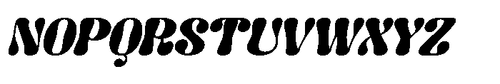 Beach Nagres Italic Font UPPERCASE