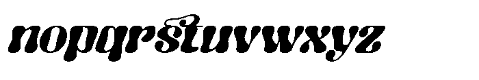Beach Nagres Italic Font LOWERCASE