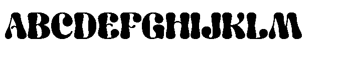 Beach Nagres Regular Font UPPERCASE