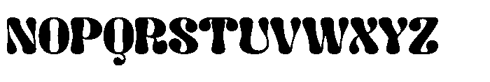 Beach Nagres Regular Font UPPERCASE