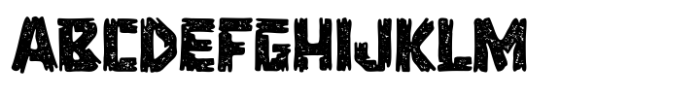 Beachclub Grunge Font UPPERCASE