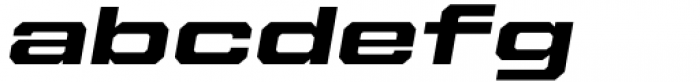 Beachwood XWide Bold Italic Font LOWERCASE