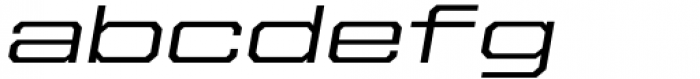 Beachwood XWide Light Italic Font LOWERCASE