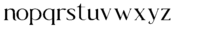Beagio Font LOWERCASE
