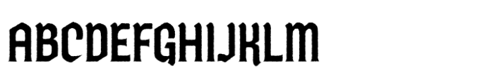 Bean Hook Regular Rough Font UPPERCASE