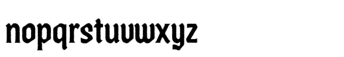 Bean Hook Regular Rough Font LOWERCASE