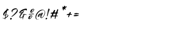 Beans Cozy Italic Font OTHER CHARS