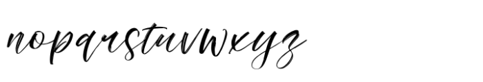 Beans Cozy Italic Font LOWERCASE