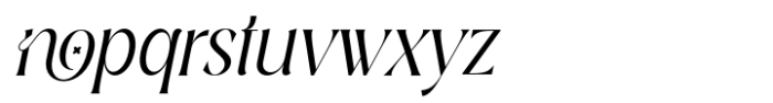 Beaquel Italic Font LOWERCASE