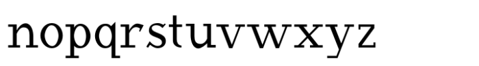 BearButte Regular Font LOWERCASE