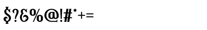 Beard Point Regular Font OTHER CHARS