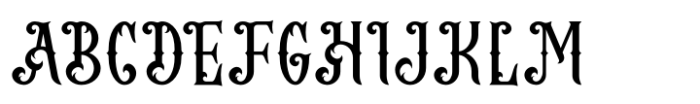 Beard Point Regular Font UPPERCASE