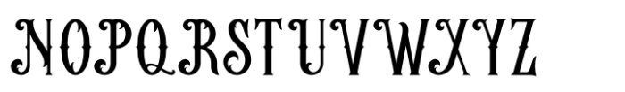 Beard Point Regular Font UPPERCASE