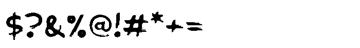 Bearhawk Font OTHER CHARS