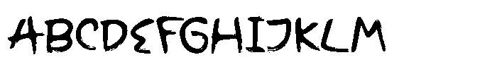 Bearhawk Font UPPERCASE