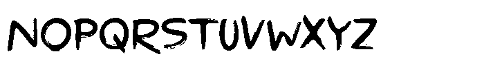 Bearhawk Font UPPERCASE