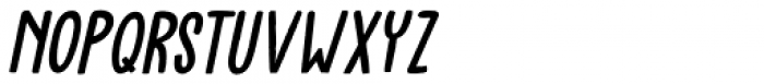 Bearskin Italic Font LOWERCASE